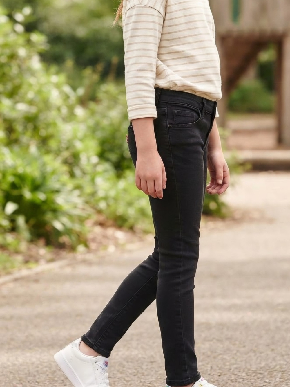 Levi's Girls Pull-On Jegging Skinny Jeans Black Stretch Denim Size 12